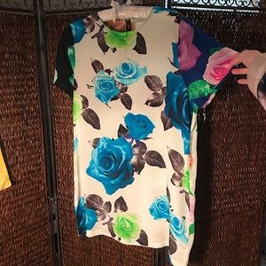 100% Silk Floral dress
